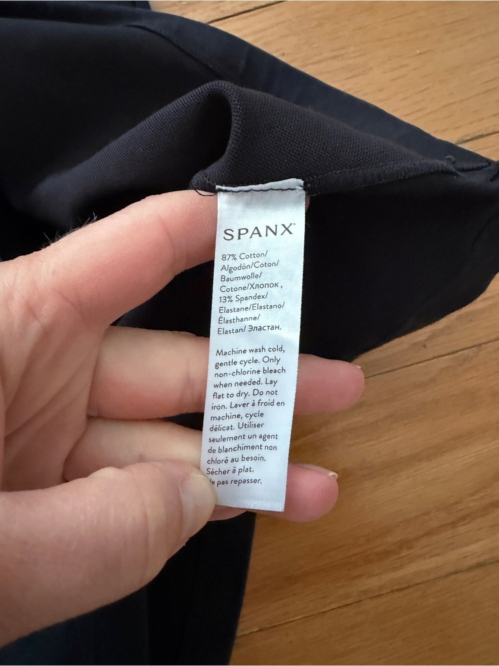SPANX In & Out Tank Top Black Shapewear Scoop Neck Size L - Picture 5 of 6